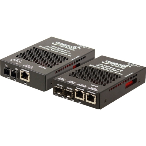 SGFEB1014-130-NA Transition 1Gbps 10/100/1000Base-T to 1000Base-X Single-mode SC 850nm Media Converter