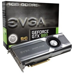 04G-P4-1982-KR EVGA GeForce GTX 980 2GB GDDR5 PCI Express 3.0 HDMI/ Displayport/ Dvi Video Graphics Card