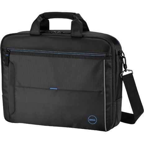 1DWRX Dell Urban 2.0 Carrying Case (Messenger) for 15.6" Notebook, Tablet, Cellular Phone, Document, Key, Wallet, File, Accessories, Cable Black Slip Resistant Handle, Shock Absorbing Interior, Bump Resistant Interior Shoulder Strap, Handle x 9" Width