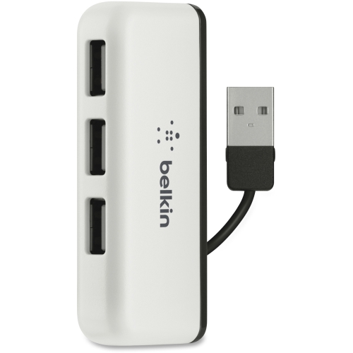 F4U021BT Belkin 4-port Usb 2.0 Travel Hub Perp (Refurbished)
