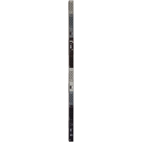 PDU3VN6L2130 Tripp Lite 8.6kW 208/120V Outlets 36 C13 6 C19 3 5-15/20R L21-30P 6ft Cord 0U Vertical 3 Phase Monitored PDU