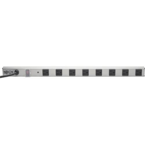 SS240806 Tripp Lite Surge Protector Power Strip 120V 8 Outlet 6ft Cord 24" Length 8 x NEMA 5-15R 1.80 kVA 1050 Joules