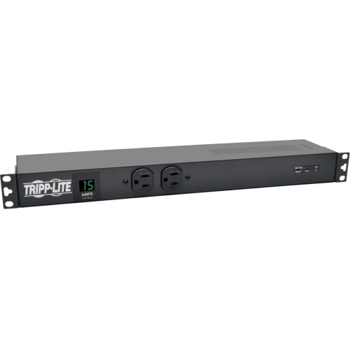 PDUMH15-ISO Tripp Lite 1.44kW 120V Outlets 14 5-15R 5-15P 15ft Cord 1U Rack-Mount Single Phase Metered PDU and Isobar Surge Suppression 3840 Joules