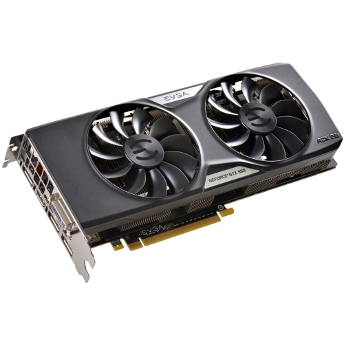 04G-P4-3966-KR EVGA GeForce GTX 960 4GB 128-Bit GDDR5 PCI Express 3.0 x16 DVI-I/ HDMI/ 3x DisplayPort/ SLI Support SuperSC ACX 2.0+ Video Graphics Card