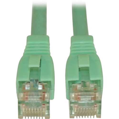 N261-020-AQ Tripp Lite Augmented Cat6 Cat6a Snagless 10g Patch Cable Rj45 Aqua 20 ft 20f