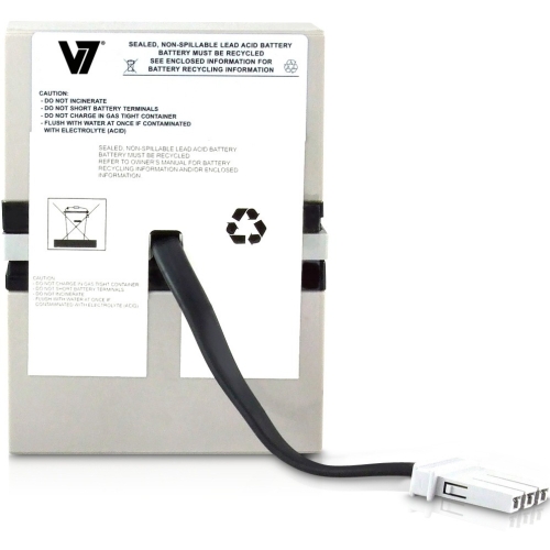 RBC32-V7 V7 RBC32 UPS Replacement Battery for APC 24 V DC Sealed Lead Acid Leak Proof/Maintenance-free 3 Year Minimum Battery Life 5 Year Maximum Battery Life (Refurbished)