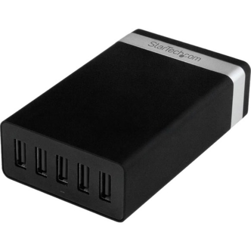 DCH5P8ABK StarTech 5-port Charging Station for USB Devices 40W/8A Black 40 W Output Power 120 V AC, 230 V AC Input Voltage 5 V DC Output Voltage 8 A Output Current