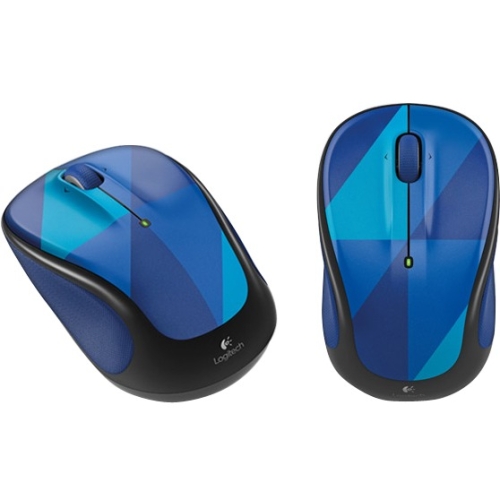 910-004459 Logitech M325c Mouse Optical Wireless Radio Frequency Blue USB Scroll Wheel 2 Button(s)