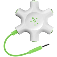 F8Z274BTGRN Belkin Rockstar Universal Multi-headphone Splitter Green