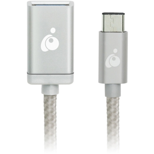 G2LU3CAF10-SIL Iogear Charge & Sync USB-C to USB Type-A Adapter Silver USB for Hard Drive, Flash Drive, Camera, Phone, Tablet, MacBook, Chromebook 640 MB/s 4" 1 Pack 1 x Type A Male USB 1 x Type C Female USB Silver