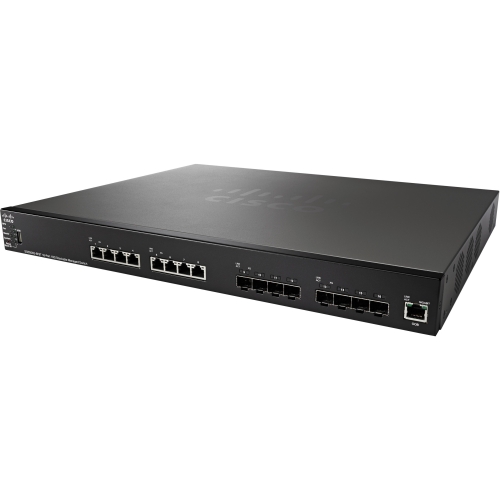 SG550XG-8F8T-K9-NA Cisco Small Business SG550XG-8F8T 16-Ports SFP+ 10GBase-T Managed L3 Rack-mountable Gigabit Ethernet Switch (Refurbished)