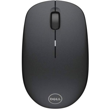 NNP0G Dell Wireless Mouse WM126 Black Optical Wireless Radio Frequency Black USB 1000 dpi Scroll Wheel 3 Button(s) Symmetrical