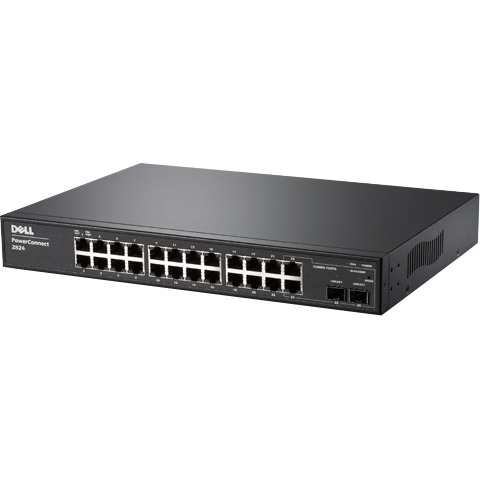 OCT4H Dell PowerConnect 2824 Ethernet Switch 24 Ports Manageable 2 x Expansion Slots 10/100/1000Base-T, 1000Base-SX, 1000Base-LX Modular 24 x Network, 2 x Expansion Slot Twisted Pair, Optical Fiber Gigabit Ethernet Shared SFP Slot 2 x SFP Slots 3 Layer Supported 1U High Rack-mountable (Refurbished)