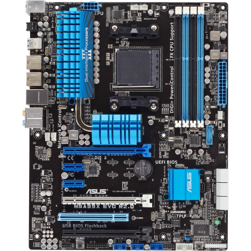 90-MIBJI0-G0AAY0VZ ASUS Socket AM3+ AMD 990X + SB950 Chipset AMD FX/ AMD Phenom II/ Athlon II/ Sempron 100 Series Processors Support DDR3 4x DIMM 6x SATA 6.0Gb/s ATX Motherboard (Refurbished)