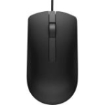 570-AAJL Dell Optical Mouse-MS116 Black Optical Cable Black USB 1000 dpi Notebook Scroll Wheel 2 Button(s)