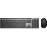 KM717-GY-US Dell Premier Wireless Keyboard and Mouse KM717 Wireless Bluetooth Wireless Bluetooth Optical 3 Button Scroll Wheel Volume Control Hot Key(s) Compatible with PC, Android