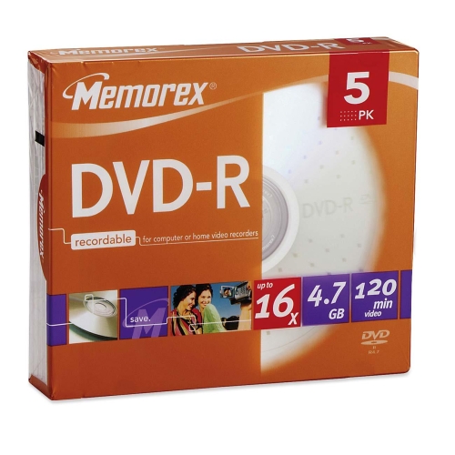 32025655 Imation Memorex 4.7GB 16x DVD-R Optical Media