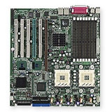 P4DP6-QO SuperMicro P4DP6-Q Socket 603 Intel E7500 Chipset Intel Xeon Processors Support DDR 8x DIMM 2x ATA-100 Extended-ATX Server motherboard (Refurbished)
