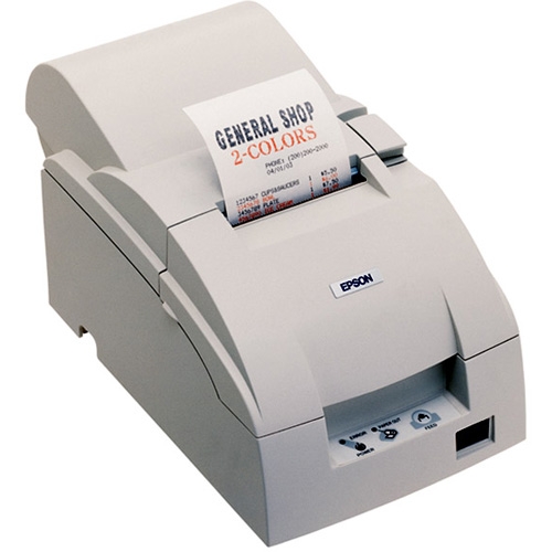 C31C514663 Epson TM-U220B 13.3cpi /16cpi 4.70lps Serial Two Color 9-Pin Impact POS Receipt Dot-Matrix Printer (Refurbished)
