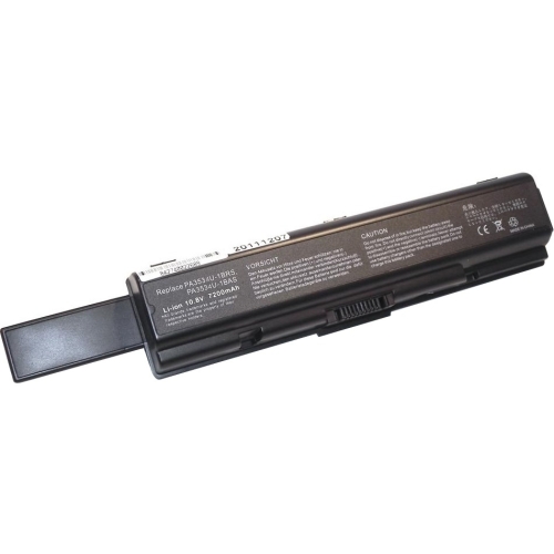 PA3535U-1BRS-ER Compatible 6 cell (4400 mAh) battery for Toshiba Satellite A50; A55 6600 mAh Lithium Ion (Li-Ion) 10.8 V DC 1 White Box (Refurbished)