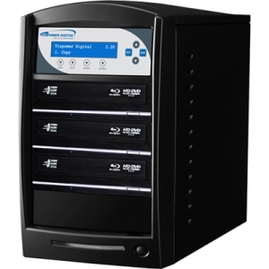BD-PIO-3-BK Vinpower Digital SharkBlu SATA Blu-ray/DVD/CD Tower Duplicator Pioneer 12