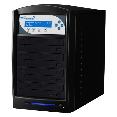 BD-PIO-4-BK Vinpower Digital SharkBlu SATA Blu-ray/DVD/CD Tower Duplicator Pioneer 12x