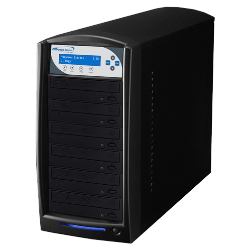 BD-PIO-6-BK Vinpower Digital SharkBlu SATA Blu-ray/DVD/CD Tower Duplicator Pioneer 12x