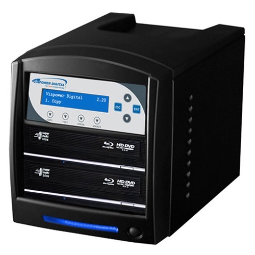 SHARKBLU-S2T-BK Vinpower Digital SharkBlu SATA Blu-ray/DVD/CD Tower Duplicator 12x