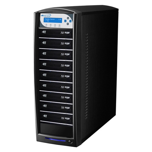 SHARKBLU-S9T-BK Vinpower Digital SharkBlu SATA Blu-ray/DVD/CD Tower Duplicator 12x