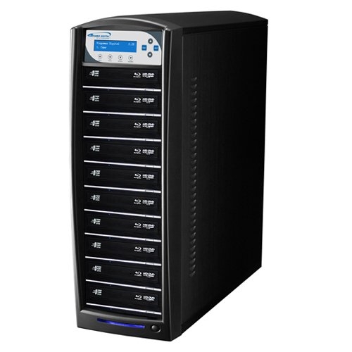 SHARKNET-10T-BDLS-BK Vinpower Digital SharkNet LightScribe Blu-ray / DVD / CD Network Duplicator