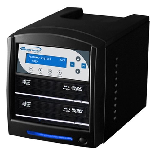 SHARKNET-2T-BDLS-BK Vinpower Digital SharkNet LightScribe Blu-ray / DVD / CD Network Duplicator