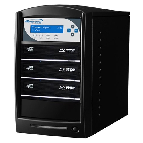 SHARKBLU-S3T-XL-BK Vinpower Digital SharkBlu SATA BDXL Blu-ray/DVD/CD Tower Duplicator