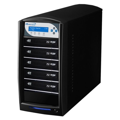 SHARKBLU-S5T-XL-BK Vinpower Digital SharkBlu SATA BDXL Blu-ray/DVD/CD Tower Duplicator