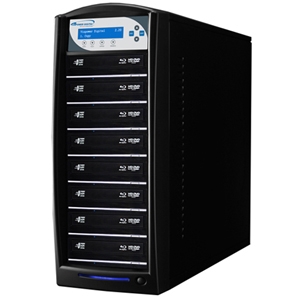 SHARKBLU-S8T-XL-BK Vinpower Digital SharkBlu SATA BDXL Blu-ray/DVD/CD Tower Duplicator
