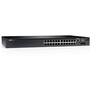 463-7702 Dell N2024 24-Ports 1Gbps Layer 2 Ethernet Switch with 2x 10Gbps SFP+ Ports (Refurbished)