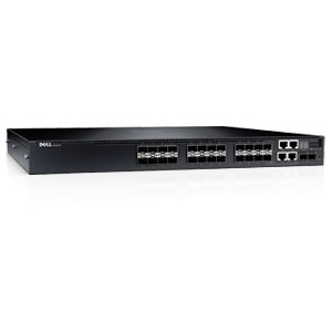 463-7708 Dell N3024f 24-Ports 1Gbps SFP Layer 3 managed Switch with 2x 10Gbps SFP+ Ports (Refurbished)