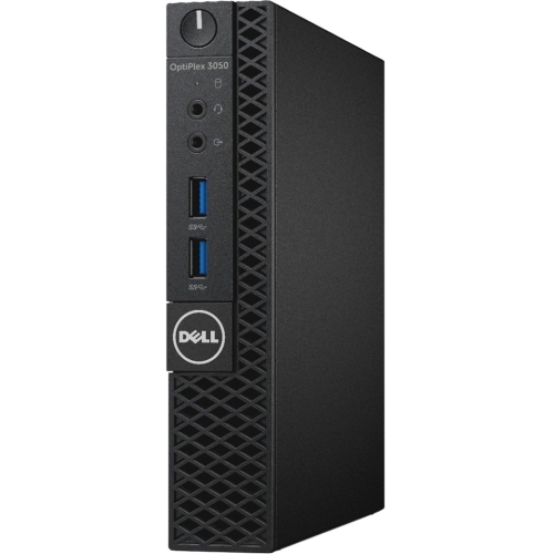 CFC5C Dell OptiPlex 3050 Desktop Computer Intel Core i5 (7th Gen) i5-7500T 2.70 GHz 8GB DDR4 SDRAM 256GB SSD Windows 10 Pro 64-bit (English/French/Spanish) Micro PC Wireless LAN English Keyboard HDMI 6 x Total USB Port(s) (Refurbished)