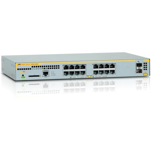 AT-X230-18GP-R-10 Allied Telesis AT-X230-18GP Ethernet Switch 16 Network, 2 Uplink Manageable Twisted Pair, Optical Fiber Modular 2 Layer Supported Rack-mountable, Desktop (Refurbished)
