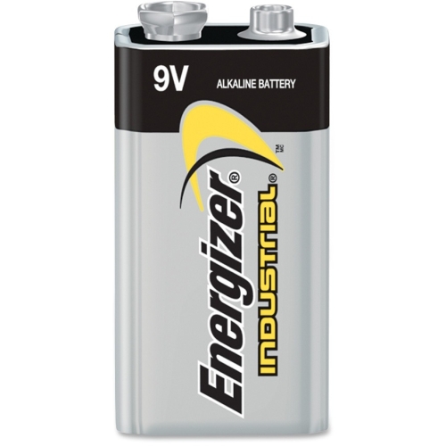 EN22 Energizer Industrial Alkaline 9V Battery 9V Alkaline 9 V DC 12 / Box (Refurbished)