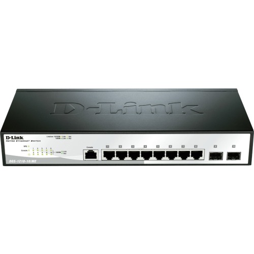 DGS-1210-10/ME D-Link 10-Ports Gigabit Smart Ethernet Switch (Refurbished)
