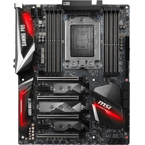 X399GAMINGPROCARBONAC MSI Socket TR4 AMD X399 Chipset Ryzen Threadripper Series Processors Support DDR4 8x DIMM 8x SATA 6.0Gb/s ATX Motherboard (Refurbished) X399 GAMING PRO CARBON AC