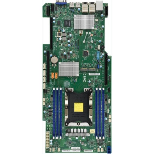 MBD-X11SPG-TF-B SuperMicro X11SPG-TF Socket LGA 3647 Intel C621 Chipset Intel Xeon Scalable Processors Support DDR4 6x DIMM 6x SATA 6.0Gb/s Proprietary Server Motherboard (Refurbished)
