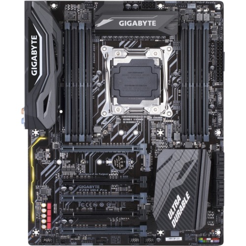 X299 UD4 Pro Gigabyte Socket LGA 2066 Intel X299 Express Chipset Core X-Series Processors Support DDR4 8x DIMM 8x SATA 6.0Gb/s ATX Motherboard (Refurbished)