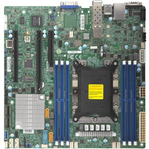 MBD-X11SPM-TPF-B SuperMicro X11SPM-TPF Socket LGA 3647 Intel C622 Chipset 2nd Generation Intel Xeon Scalable Processors Support DDR4 6x DIMM 12x SATA3 6.0Gb/s Micro-ATX Server Motherboard (Refurbished)