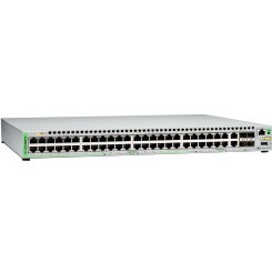 AT-GS948MPX Allied Telesis CentreCOM Ethernet Switch 50 Network, 2 Expansion Slot, 2 Expansion Slot Manageable Twisted Pair, Optical Fiber Modular 4 Layer Supported 1U High Rack-mountable, Desktop (Refurbished)