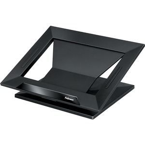 8038401 Fellowes Notebook Stand Up to 17" Screen Support 25.00 lb Load Capacity 4.0" Height x 13.2" Width x 11.2" Depth Black