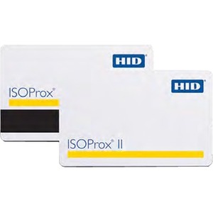 1586LGGNN HID ISOProx II Card Printable RF Proximity Card 3.37 Width x 2.13 Length White Polyester/PVC Composite 