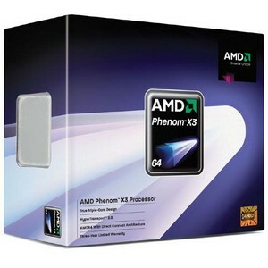 HD8400WCGDBOX AMD Phenom X3 Triple-Core 8400 2.10GHz 3600MHz FSB 2MB L3 Cache Socket AM2+ Processor