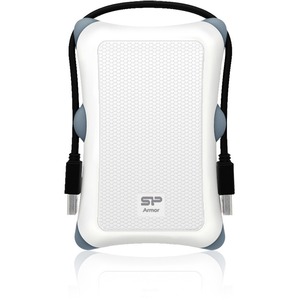 SP500GBPHDA30S3W Silicon Power Armor A30 500GB Portable USB 3.0 2.5-inch External Hard Drive