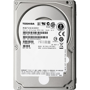 MBF2450RC-RF Toshiba Enterprise 450GB 10000RPM SAS 6Gbps 16MB Cache 2.5-inch Internal Hard Drive